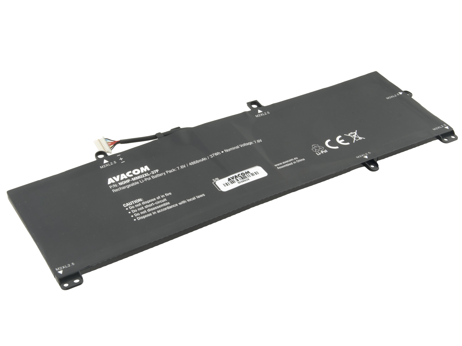 Baterie AVACOM pro HP Pavilion 13-an series Li-Pol 7,6V 4868mAh 37Wh