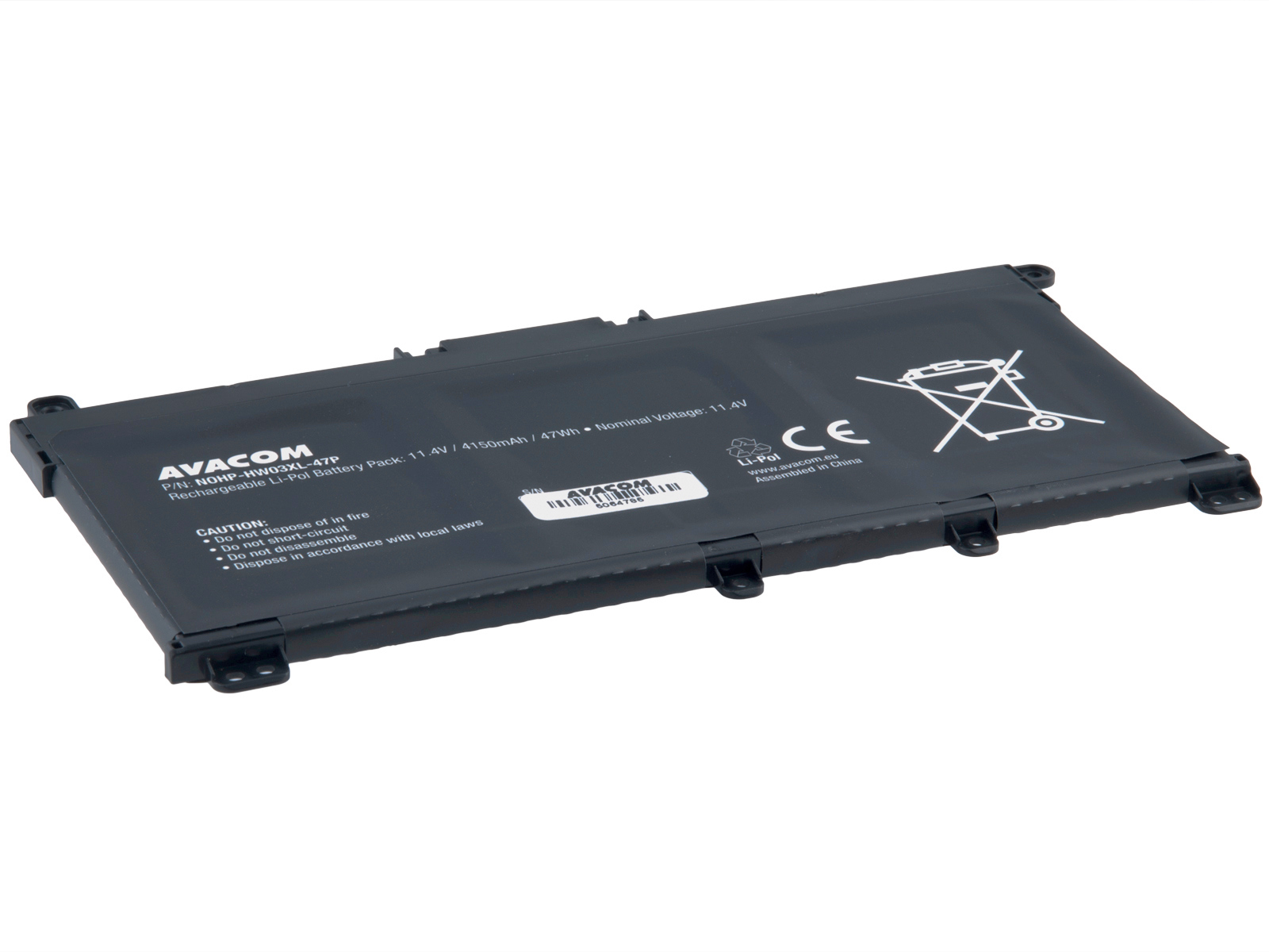 AVACOM baterie pro HP 255 G8, G9, 470 G8, G9 Li-Pol 11,4V 4150mAh 47Wh - HW03XL