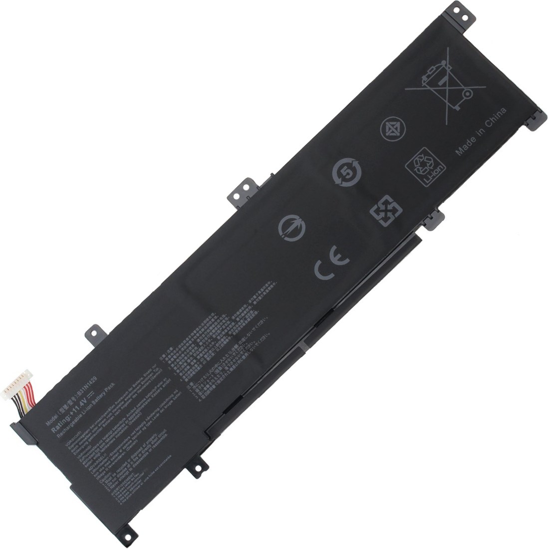 2-POWER Baterie 11,4V 3400mAh pro Asus A501LB, A501LX, K501UB, K501UQ, K501UW