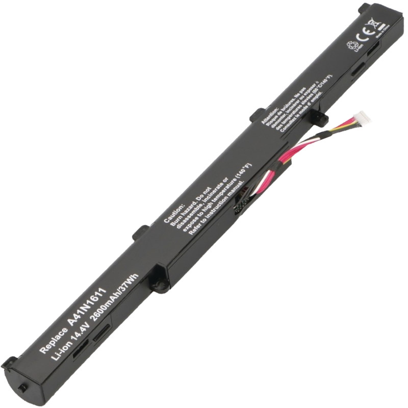 Obrázok 2-POWER Baterie 14,4V 2600mAh pro Asus GL752VL, GL752VLM, GL752VW, GL752VWM, GL753VD, GL753VE 77051148