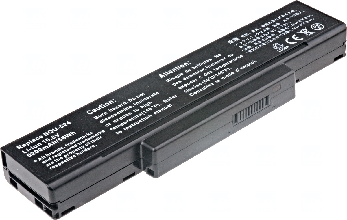 Obrázok Baterie T6 power Asus A9, MSI CR400, CX410, EX400, EX600, EX720, GE600, GX600, GX720, 6cell, 5200mAh (NBAS0052)