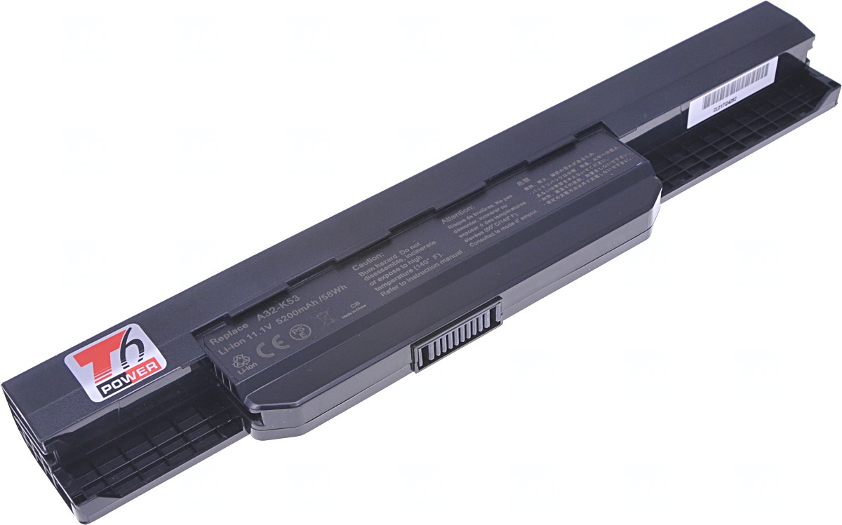 Obrázok Baterie T6 power Asus K43, K53, K84, A43, A53, A54, P43, P53, X43, X53, X54, X84, 6cell, 4600mAh (NBAS0070)