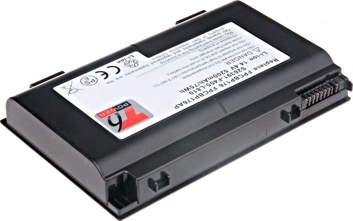 Obrázok Baterie T6 power Fujitsu Lifebook E8410, E8420, A6210, A6220, AH550, E780, N7010, 8cell, 5200mAh (NBFS0058)