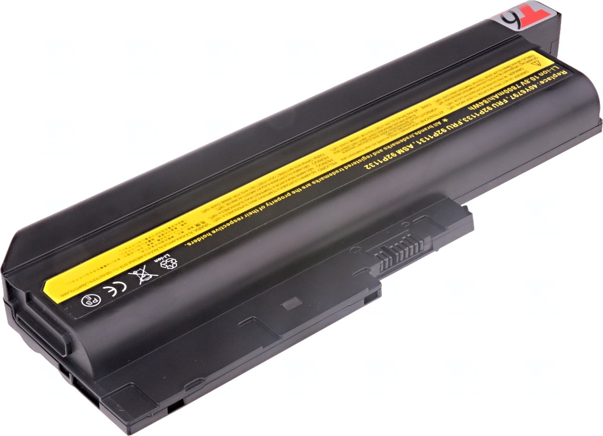 Obrázok Baterie T6 power IBM ThinkPad T500, T60, T61, R500, R60, R61, Z60m, Z61m, SL500, 9cell, 7800mAh (NBIB0046)