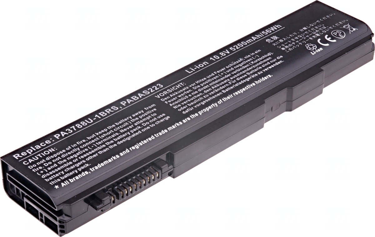 Obrázok Baterie T6 power Toshiba Tecra A11, S11, M11, Satellite Pro S500, S750, 6cell, 5200mAh (NBTS0089)