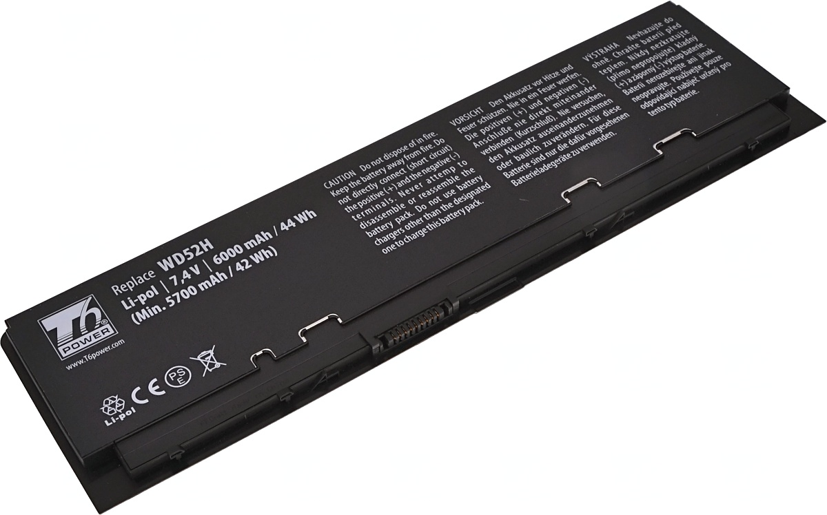 Obrázok Baterie T6 power Dell Latitude E7240, 4cell, 6000mAh (NBDE0146)