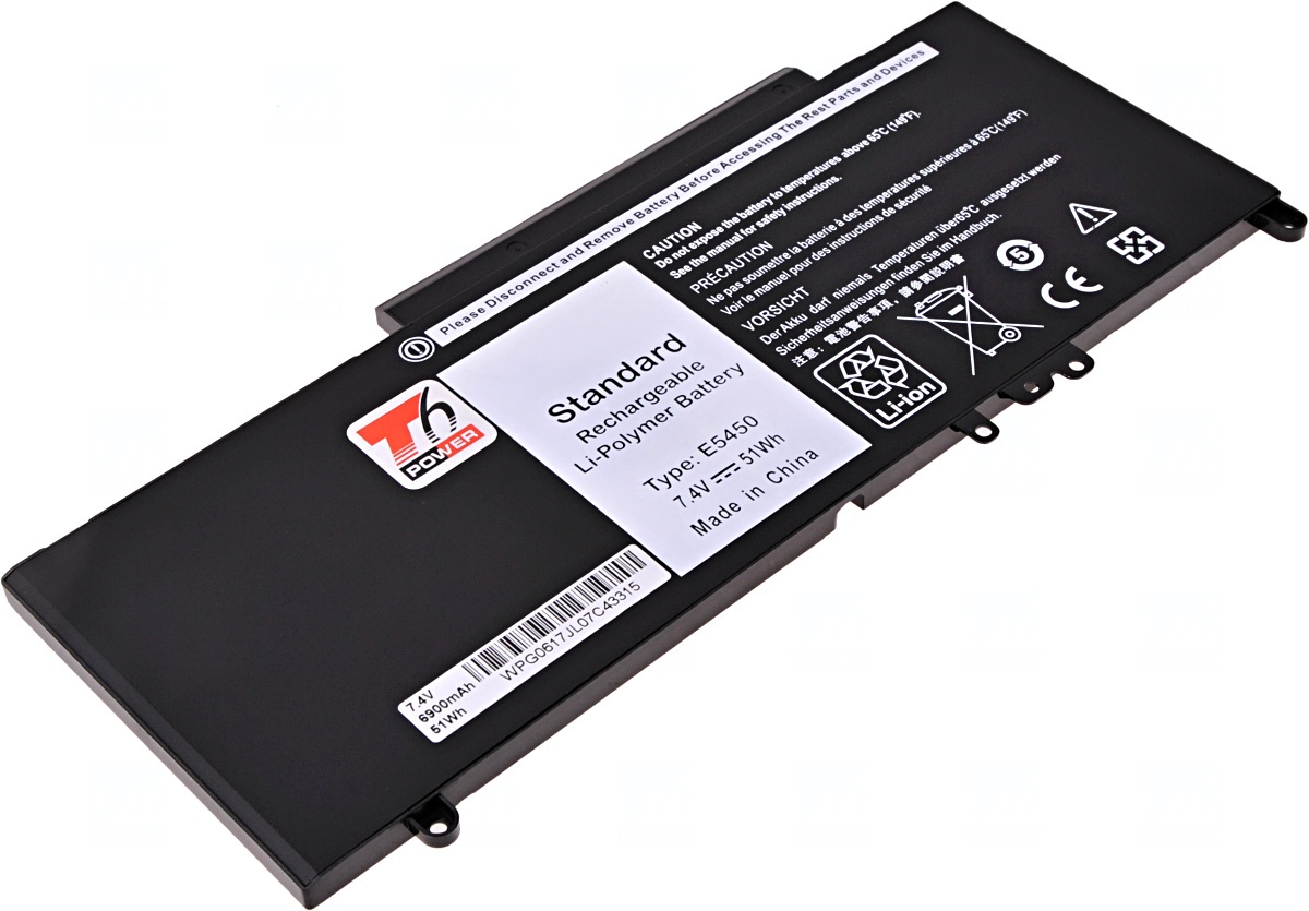 Obrázok Baterie T6 power Dell Latitude E5450, E5550, NBDE0151