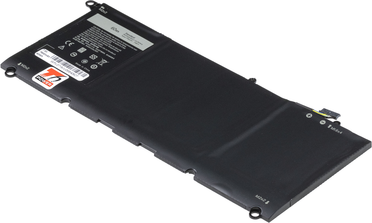 Obrázok Baterie T6 power Dell XPS 13 9360, 7900mAh, 60Wh, 4cell, Li-pol NBDE0180