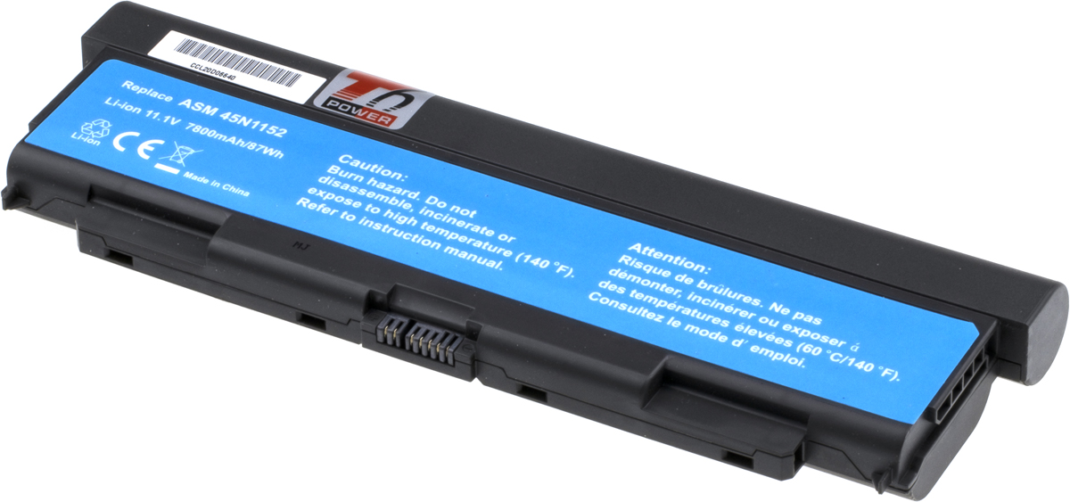 Baterie T6 Power Lenovo ThinkPad T440p, T540p, W540, L440, L540 serie, 7800mAh, 87Wh, 9cell