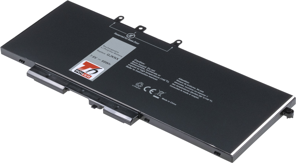 Baterie T6 Power Dell Latitude 5280, 5290, 5480, 5490, 5580, 5590, 8950mAh, 68Wh, 4cell, Li-pol