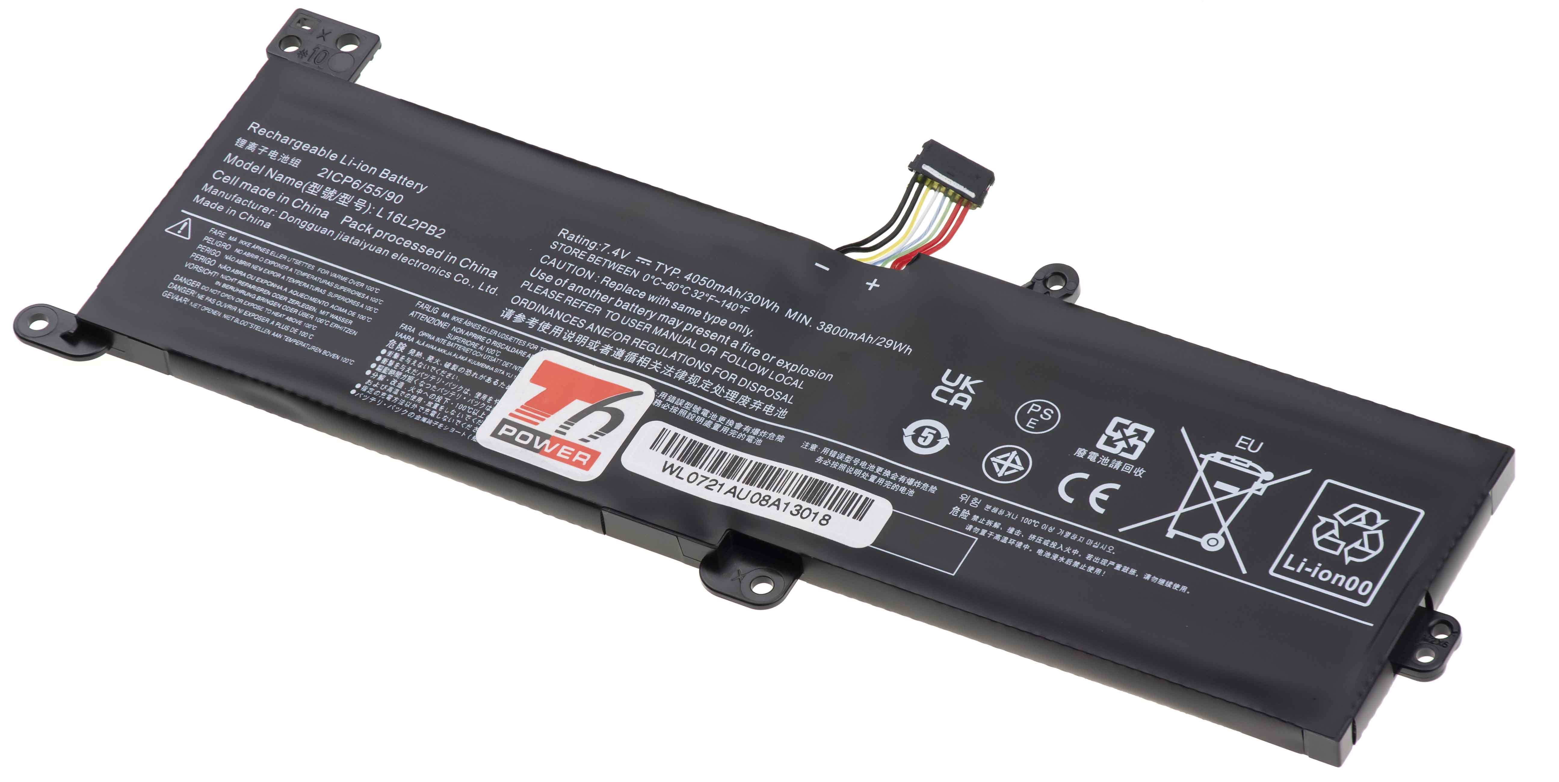 Baterie T6 Power Lenovo IdeaPad 320-15IKB, 320-17IKB, 330-15IKB, 4050mAh, 30Wh, 2cell, Li-pol