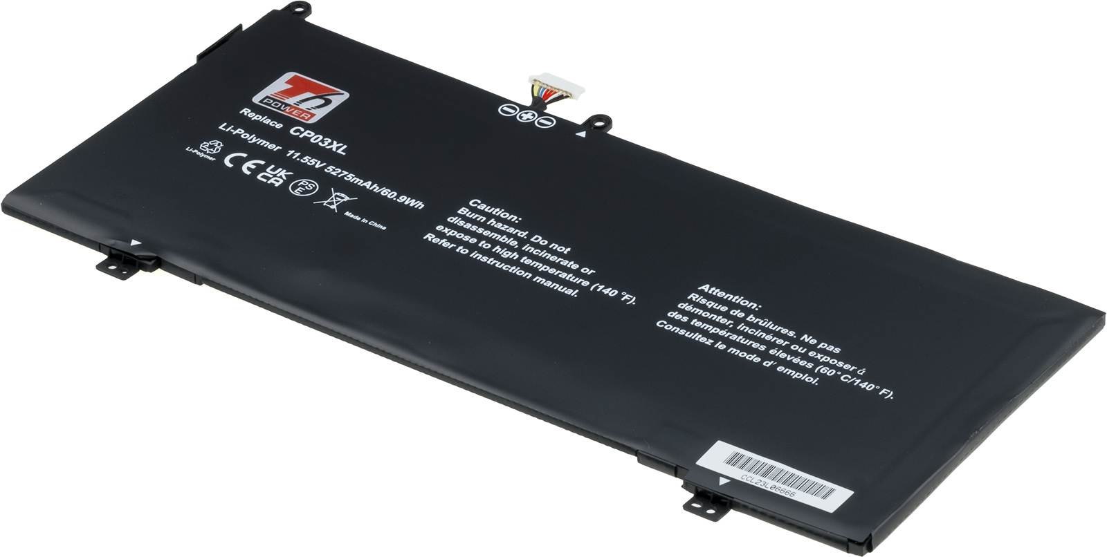 Baterie T6 Power HP Spectre 13-ae000 x360, 13-ae500 x360, 5275mAh, 60Wh, 3cell, Li-pol