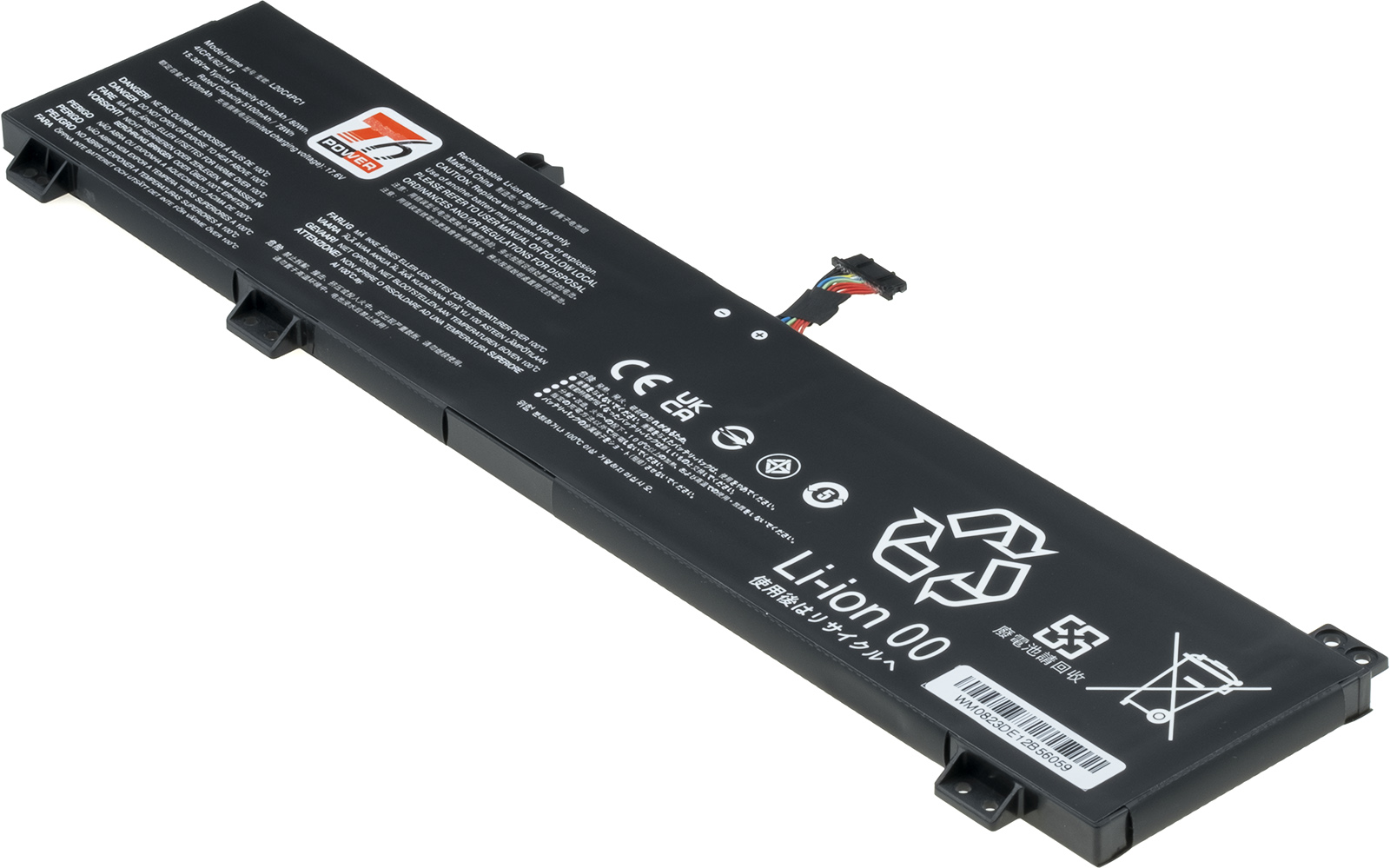 Baterie T6 Power Lenovo Legion 5-15ACH6, 5-15ITH6, 5 Pro 16ITH6, 5210mAh, 80Wh, 4cell, Li-poly