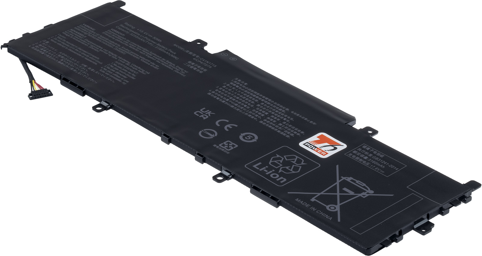 Baterie T6 Power Asus ZenBook UX331UA, UX331UN, UX331FA, UX331FN, 3255mAh, 50Wh, 4cell, Li-pol
