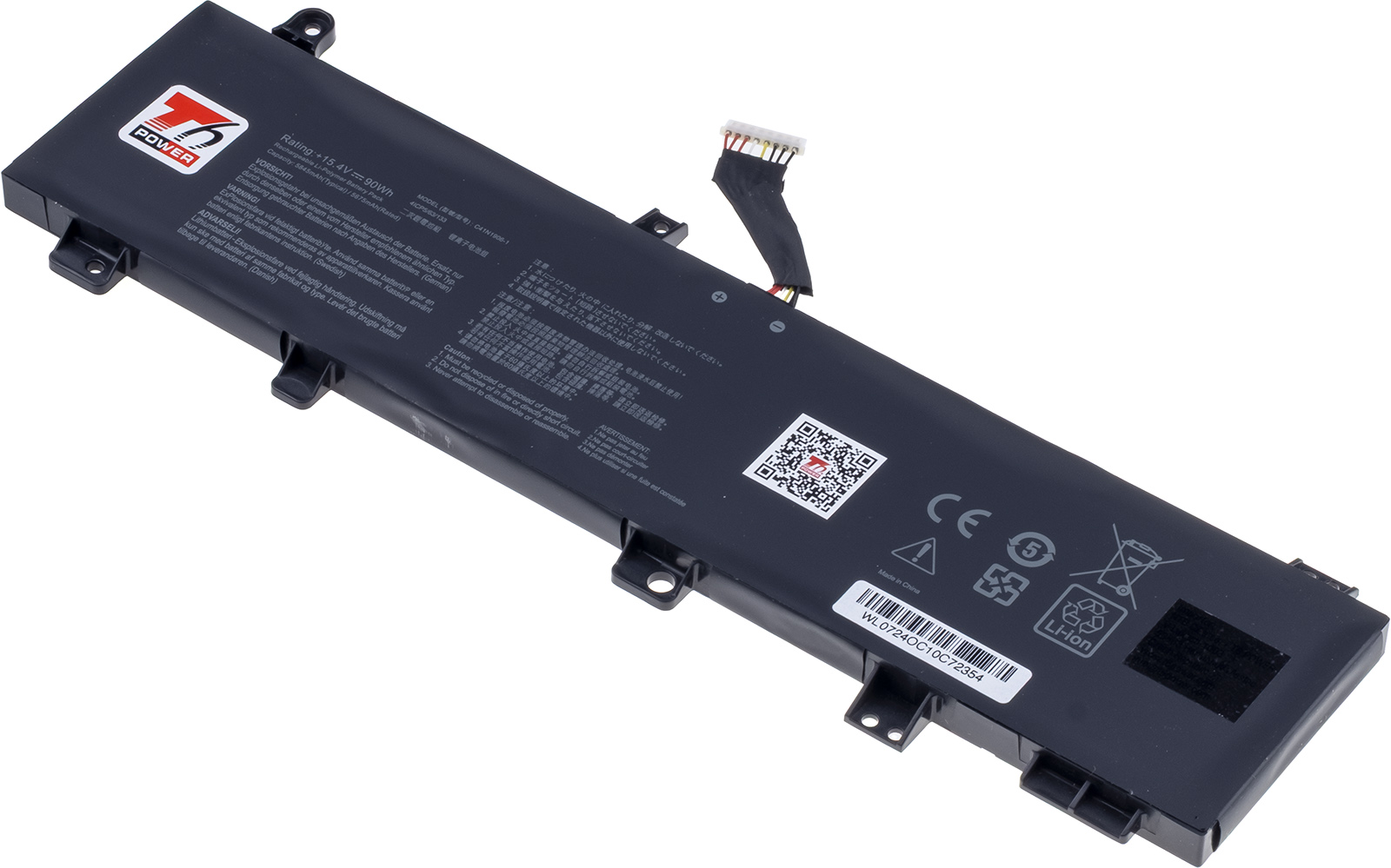 Baterie T6 Power Asus TUF FX706Q, FA706Q, FX506Q, FA506Q, 5845mAh, 90Wh, 4cell, Li-pol