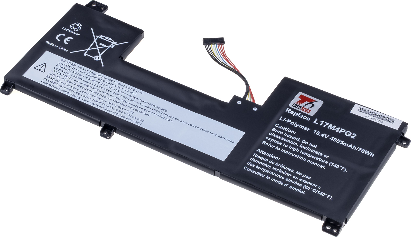 Baterie T6 Power Lenovo Legion Y730-17ICH, Y740-17ICHg, 4955mAh, 76Wh, 4cell, Li-pol