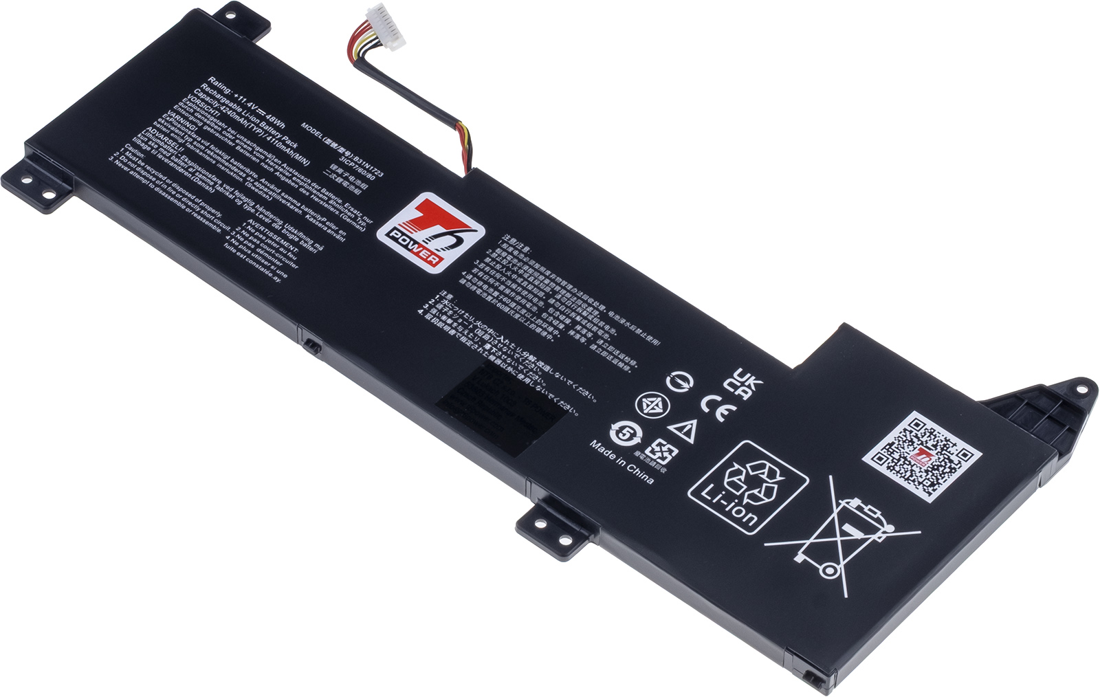 Baterie T6 Power pro Asus X570UD, F570UD, K570UD, 4240mAh, 48Wh, 3cell, Li-pol
