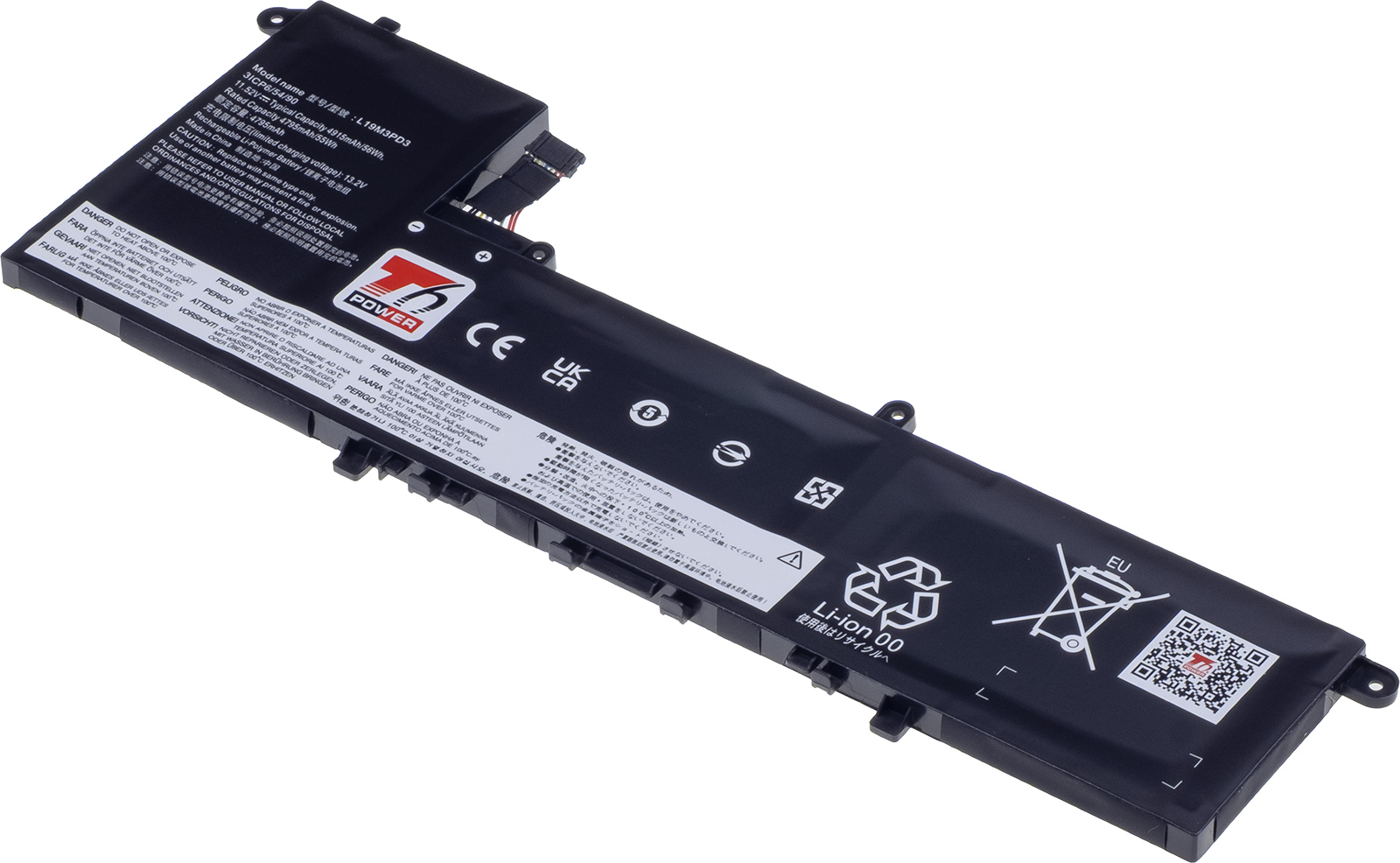 Baterie T6 Power pro Lenovo IdeaPad S540-13ITL, S540-13IML, S540-13ARE, 4915mAh, 56Wh, 3cell, Li-Pol