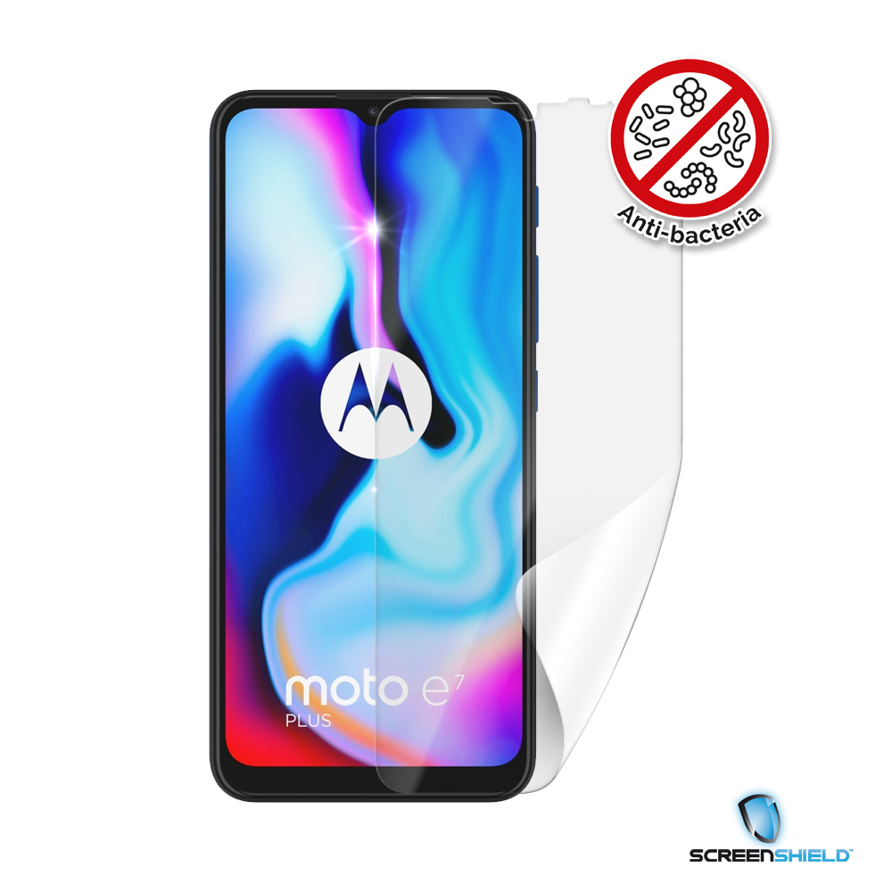 Obrázok Screenshield Anti-Bacteria MOTOROLA Moto E7 Plus XT2081 folie na displej MOT-XT2081AB-D