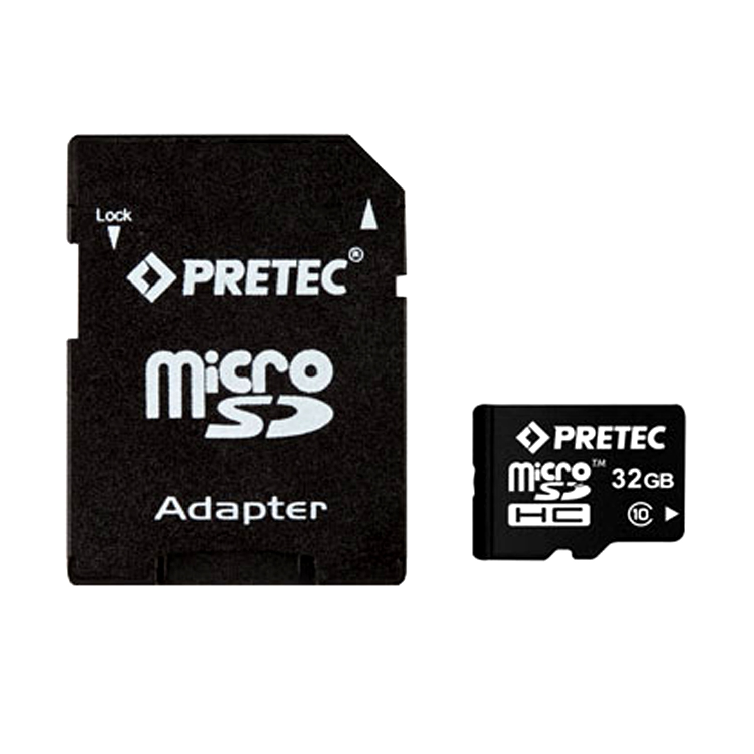 Obrázok Pretec MicroSDHC 32 GB CLASS 10 + SD adaptér