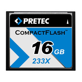 Obrázok PRETEC CompactFlash 16GB 233x BULK PCCF16GBBULK