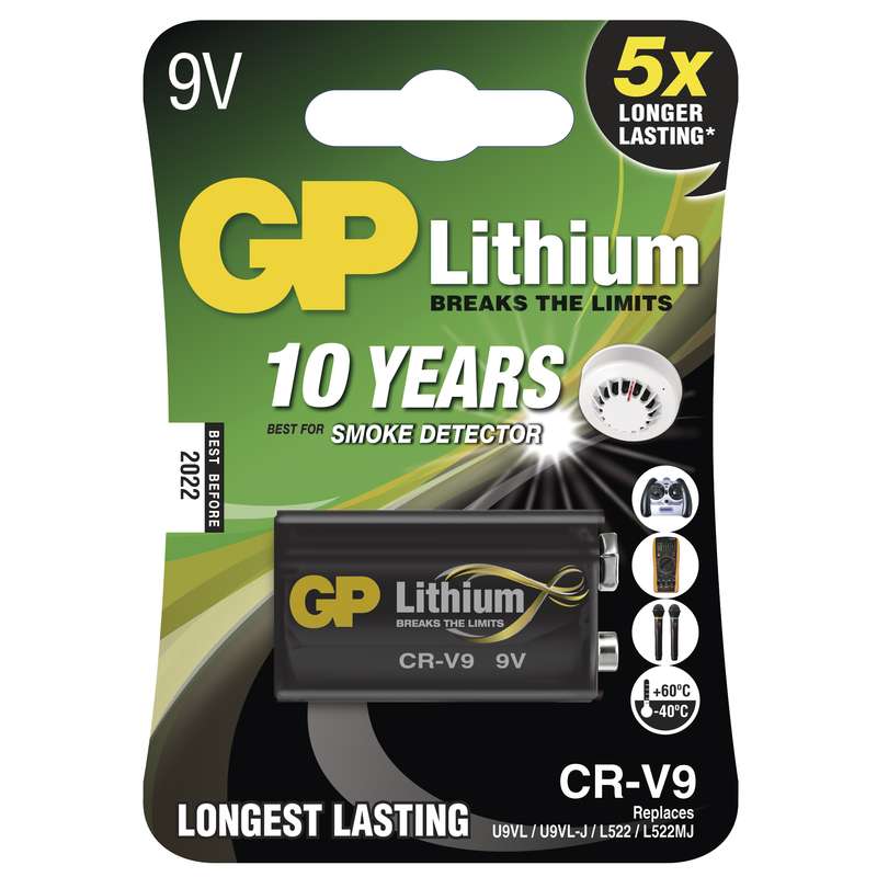 Lithiová Baterie GP CR-V9  9V - 1ks