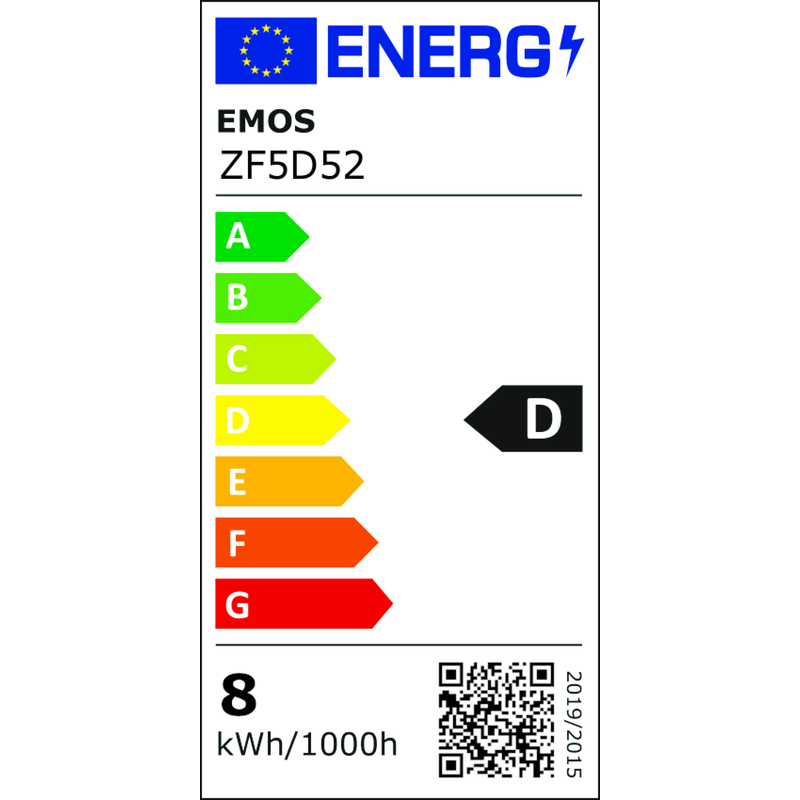 EMOS LED Filament A60 / E27 / 7,8 W (75 W) / 1060 lm / Teplá biela / 1525743205