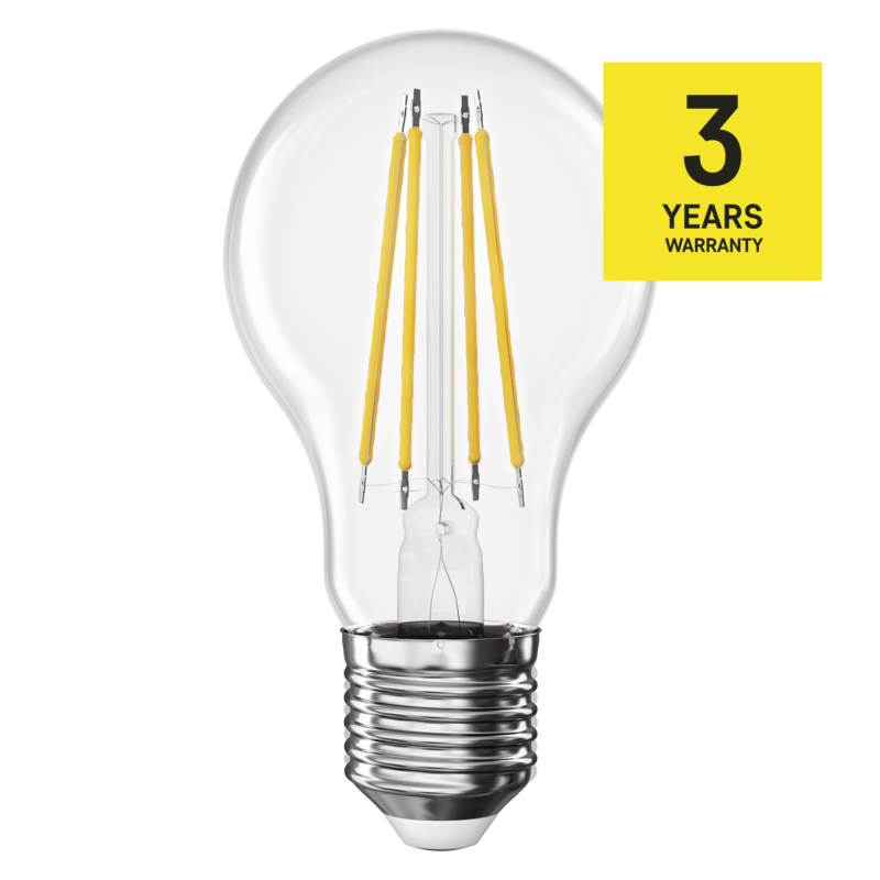 EMOS LED Filament A60 / E27 / 7,8 W (75 W) / 1060 lm / Teplá biela / 1525743205