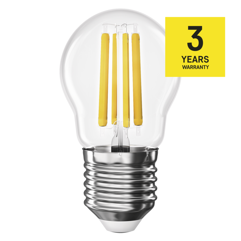 EMOS LED Filament Mini Globe / E27 / 5,9 W (60 W) / 806 lm / Teplá biela / 1525743211