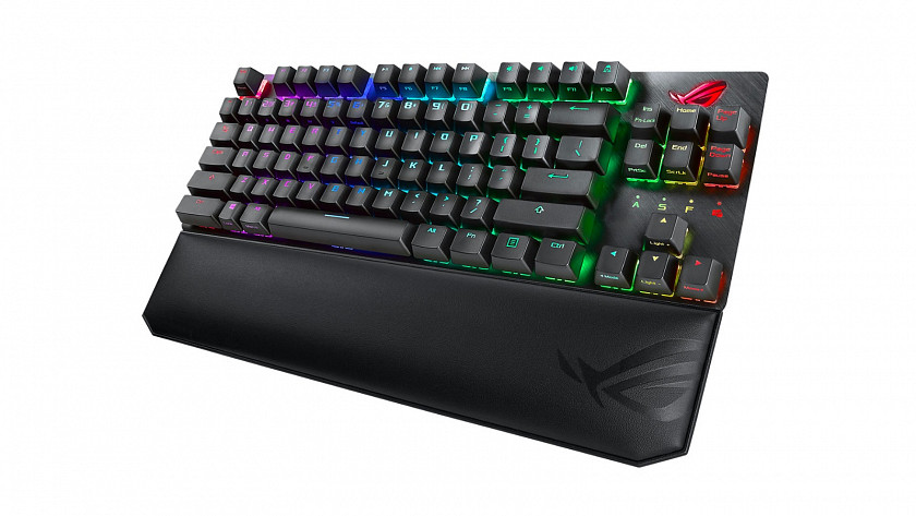 Obrázok ASUS ROG STRIX SCOPE TKL DELUXE (US layout,Mechanical,Red) 90MP00N0-BKUA00