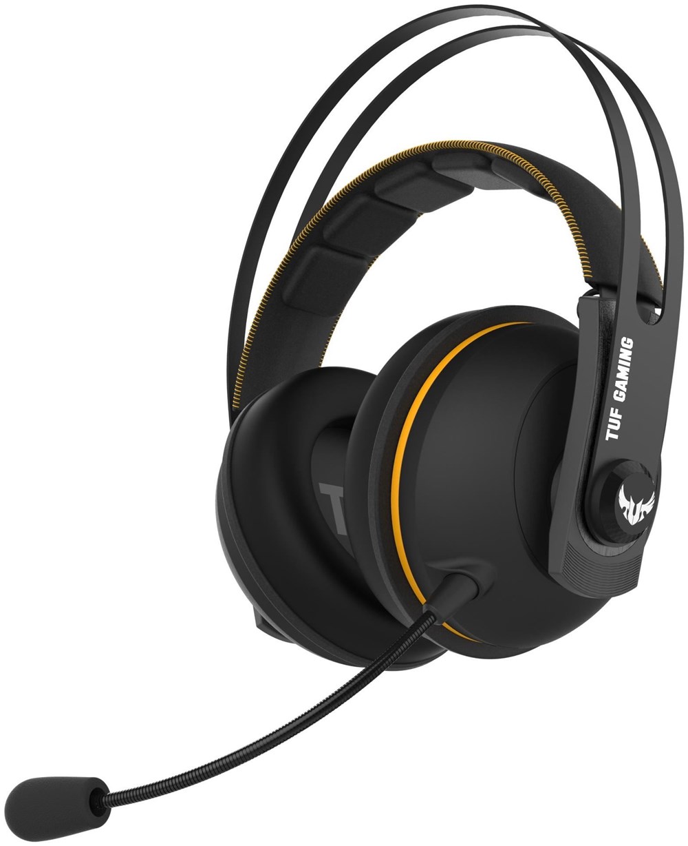 Obrázok ASUS TUF GAMING H7 WL,Yellow,  wireles gaming headset 90YH01NY-B3UA00