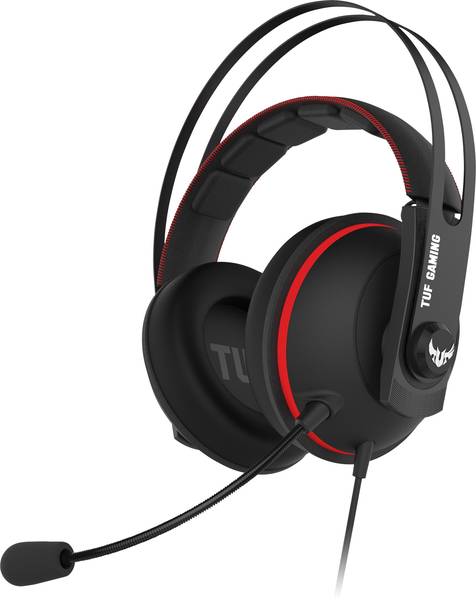 Obrázok ASUS TUF GAMING H7, RED, gaming headset 90YH01VR-B8UA00