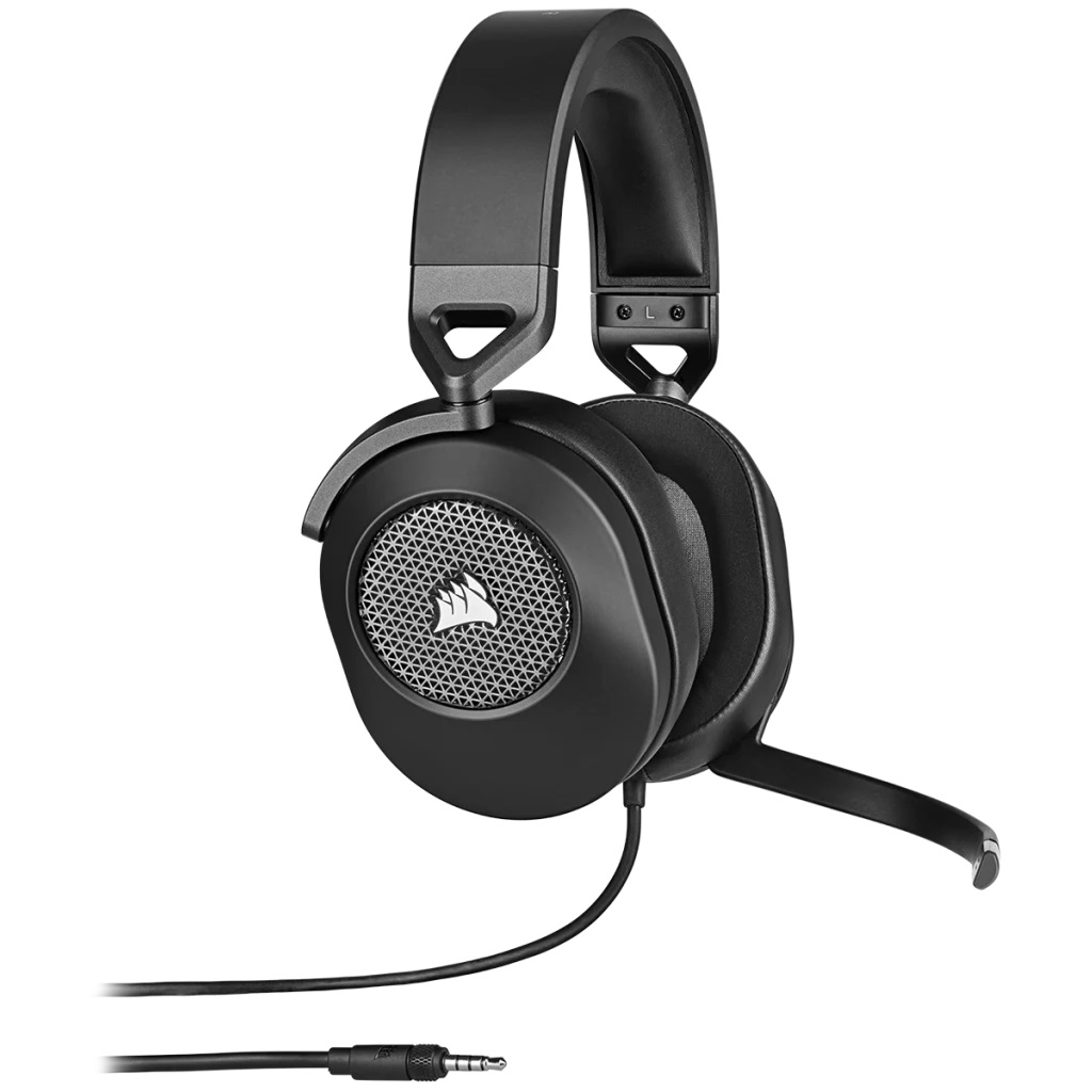 CORSAIR HS65 SURROUND/7.1/Jack/Drát/Černá