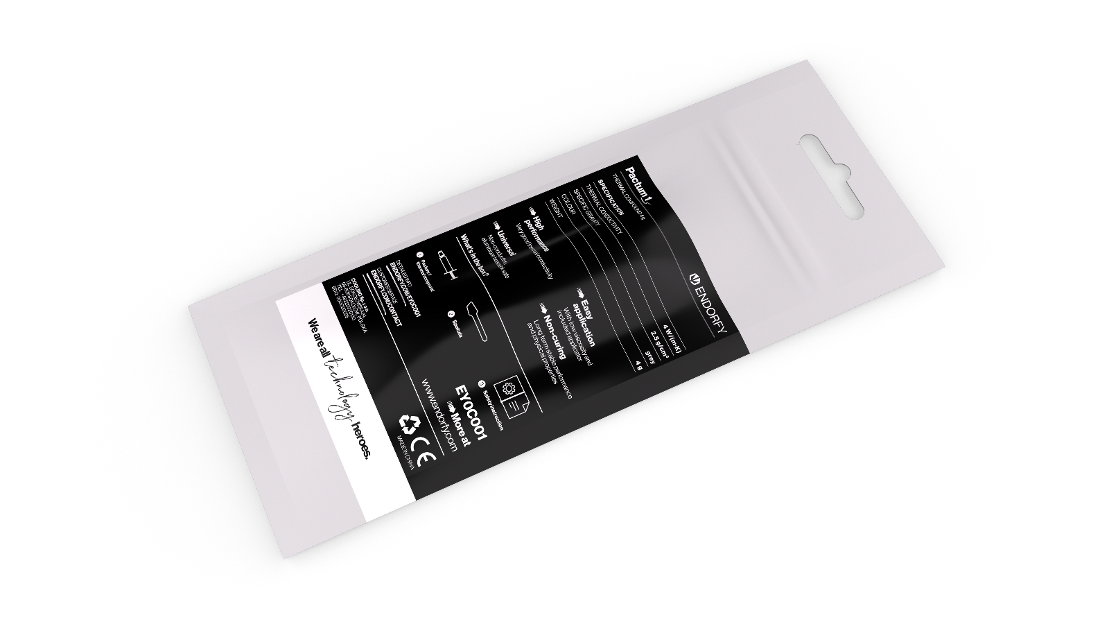 Endorfy teplovodivá pasta Pactum 1 / 4 g / EY0C001