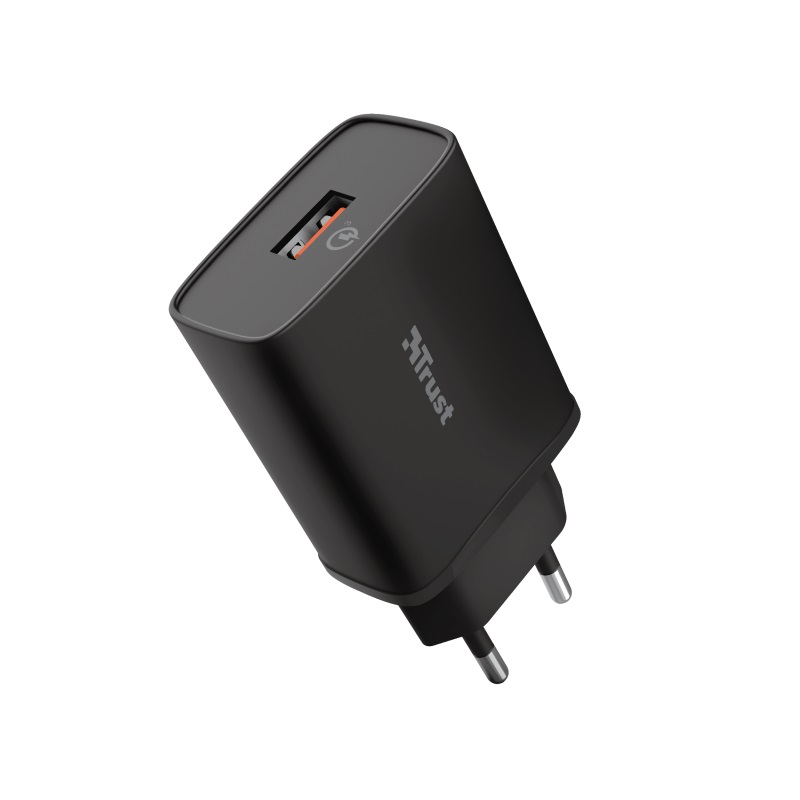 Obrázok TRUST QMAX USB-A WALL CHARGER QC3 18W 23557