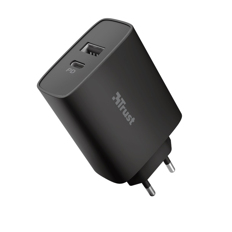 Obrázok TRUST QMAX USB C+A WALL CHARGER PD 30W 23558