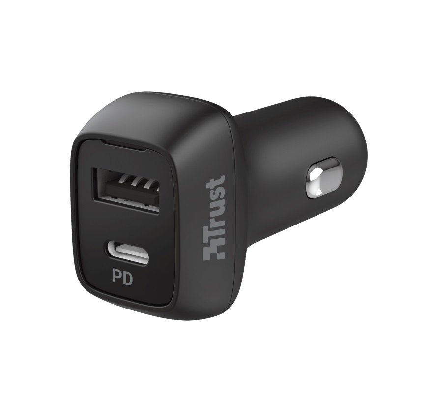 Obrázok TRUST QMAX USB C+A CAR CHARGER PD 30W 23560