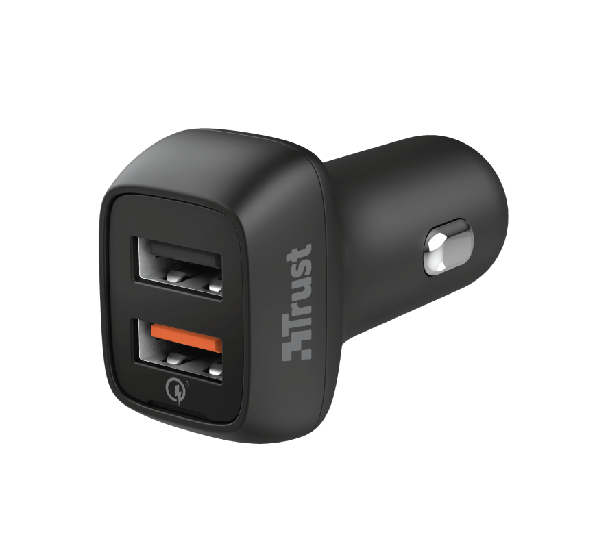 Obrázok TRUST QMAX USB A+A CAR CHARGER QC3 30W 23562