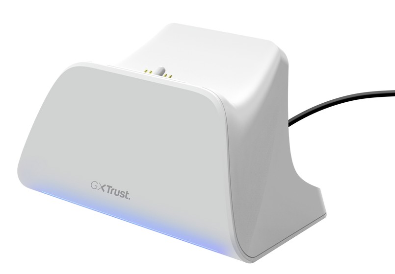 TRUST GXT255W CHARGE STAND PS5 WHITE - bílá