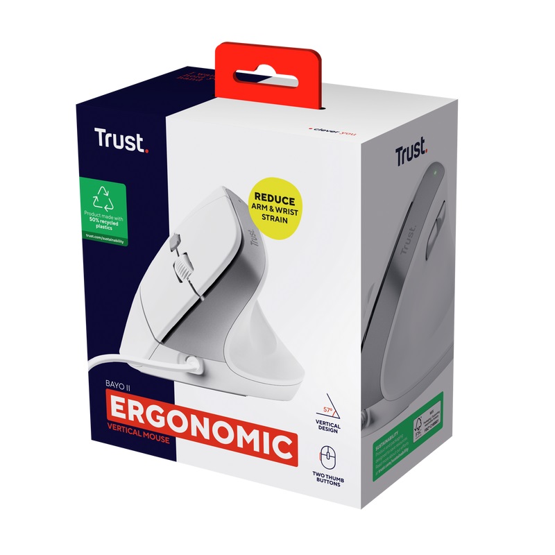 Trust Bayo II / USB / Biela / 25397