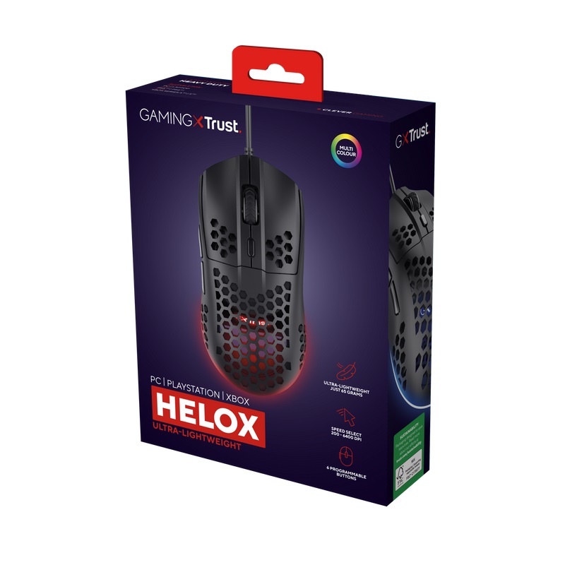 Trust Gaming GXT 928 Helox / Čierna / 25306
