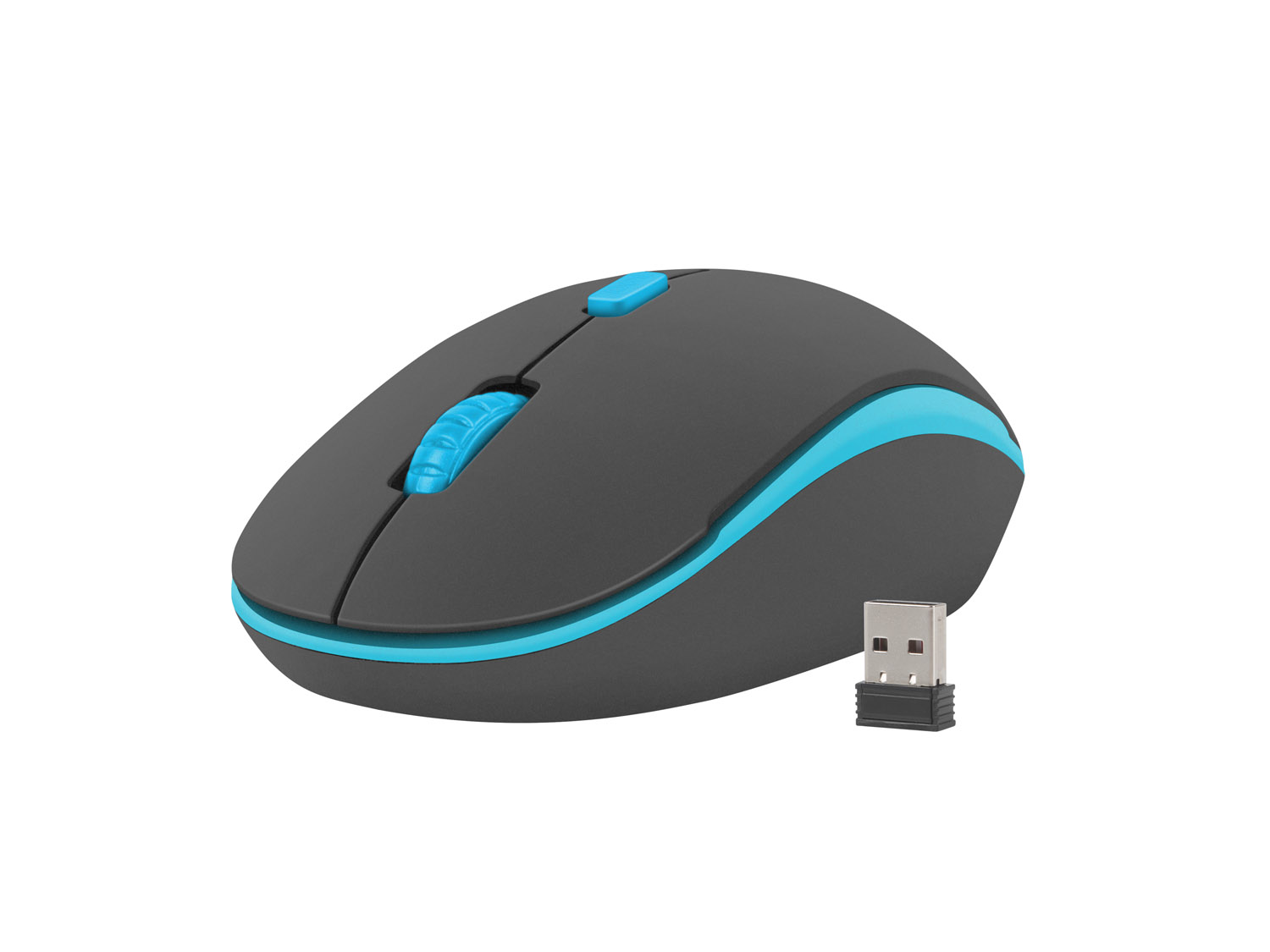 Obrázok Natec Wireless Optical mouse MARTIN 1600 DPI,  BLACK/BLUE