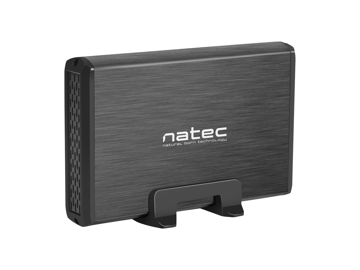 Externí box pro HDD 3,5'' USB 3.0 Natec Rhino, černý,  včetně napájecího adaptéru