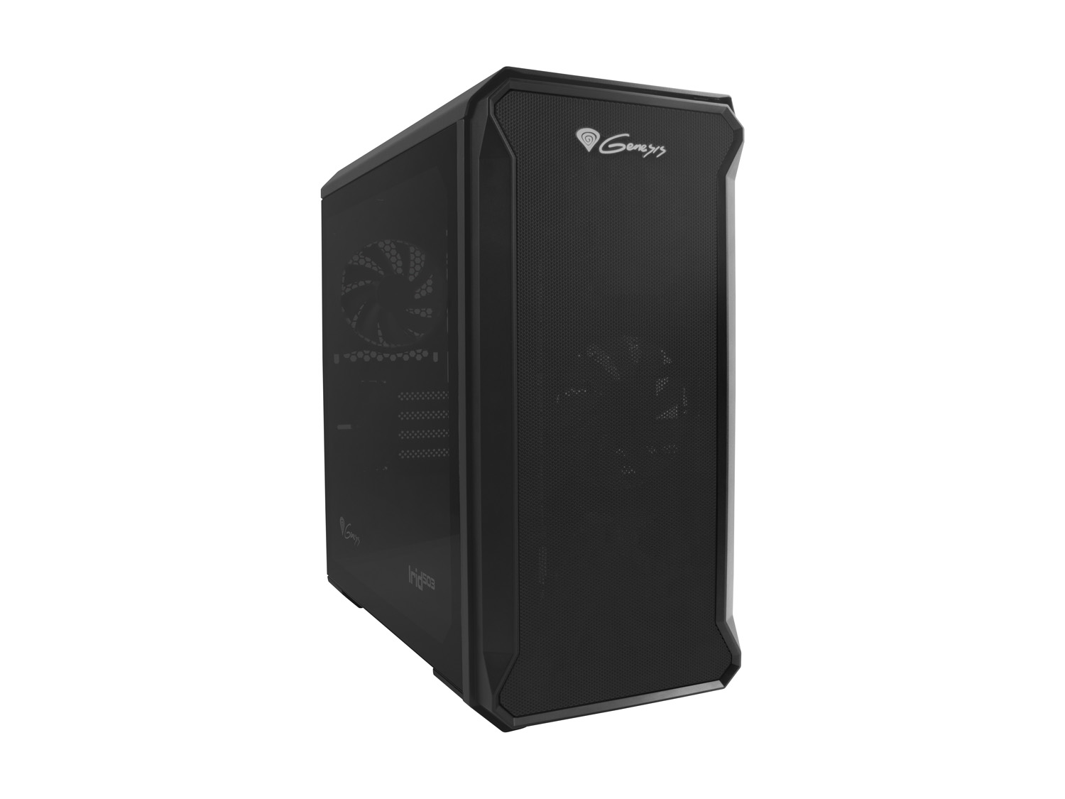 Obrázok Počítačová skříň Genesis IRID 503 Mini-ATX, Micro-ITX (USB 3.0), 2x 120mm ventilátory NPC-1558