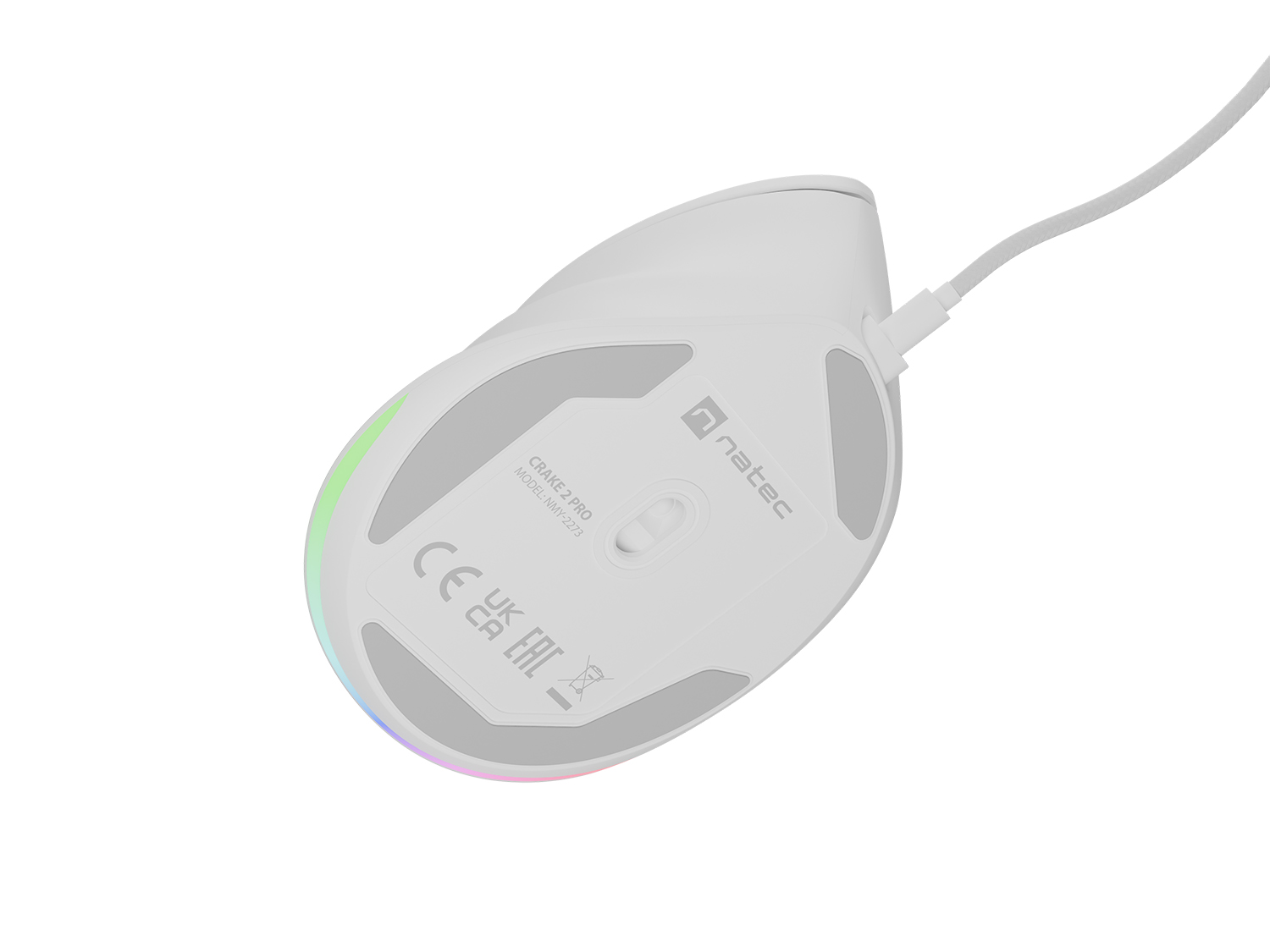 Natec CRAKE 2 PRO / USB-A / Biela / NMY-2273