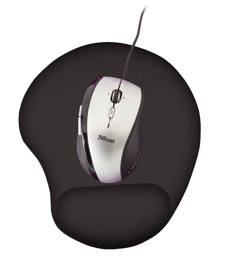 TRUST Bigfoot Gel Mouse Pad - Black / 16977