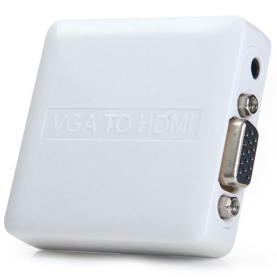 Obrázok PremiumCord VGA+audio elektronický konvertor na rozhraní HDMI khcon-34