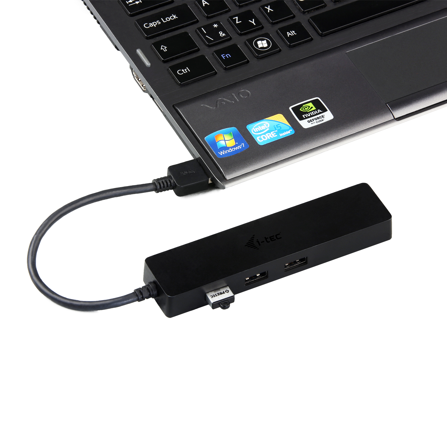 i-Tec USB3.0/LAN+HUB 3port Slim Gigabit Ethernet adaptér / U3GL3SLIM