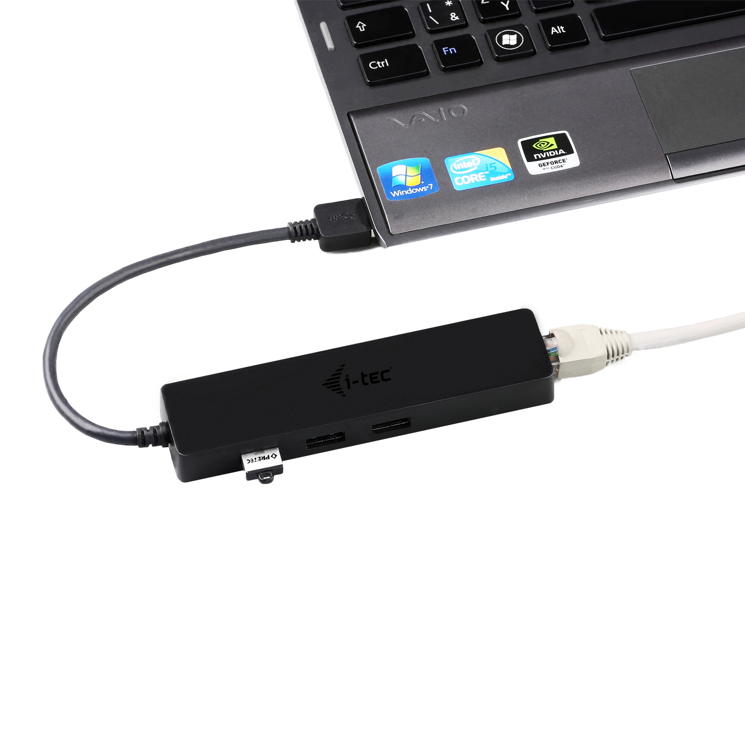 i-Tec USB3.0/LAN+HUB 3port Slim Gigabit Ethernet adaptér / U3GL3SLIM