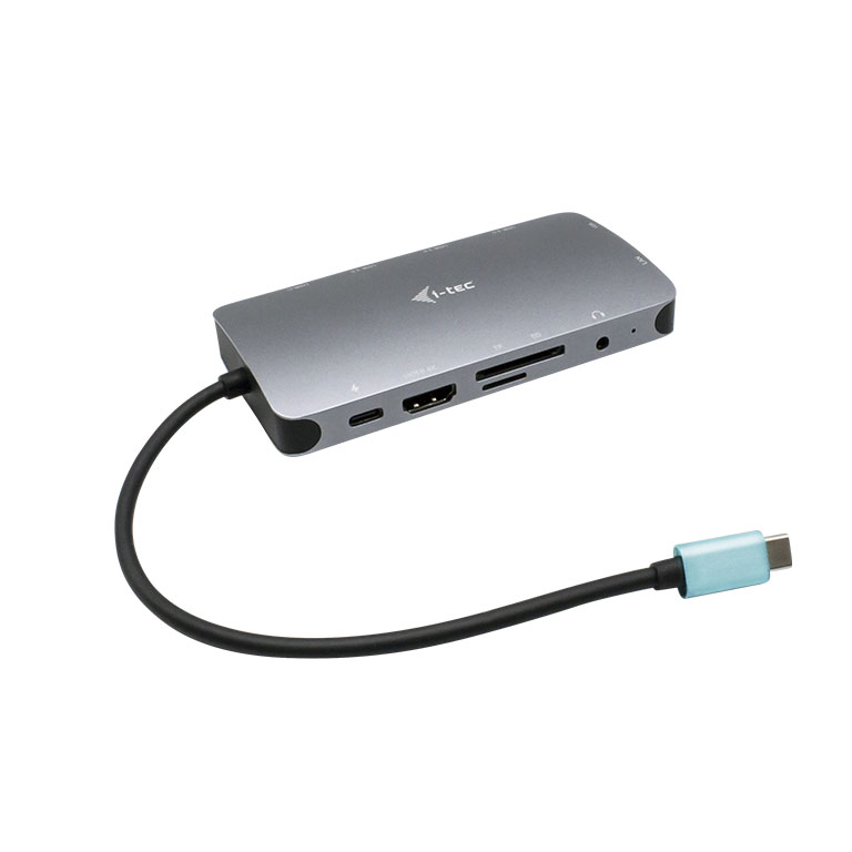 Obrázok i-tec USB-C Metal Nano Dock HDMI/VGA with LAN + Power Delivery 100 W C31NANODOCKVGAPD